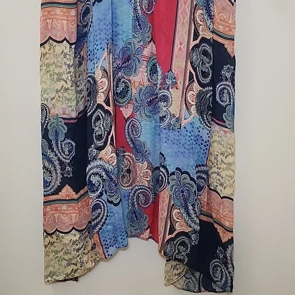 Johnny Was Cordelia Easy Midi Dress Paisley Coastal Sz 1X - Picture 9 of 16